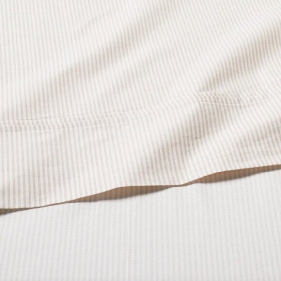 Hearth & Hand with Magnolia King Sheet Set [[Microstripe]] - Picture 2 of 4